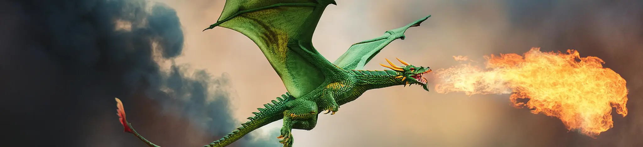 Dragon Flames Banner